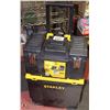 Image 1 : STANLEY ROLLING 2 SECTION 3-IN-1 TOOL BOX
