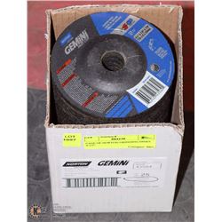 CASE OF NORTON GRINDING DISKS 4-1/2"