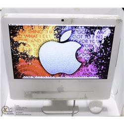 WHITE APPLE IMAC WITH MAC OSX LION