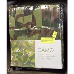 ARMY CAMO DRAPERY PANELS  140X170 CMS
