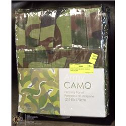 ARMY CAMO DRAPERY PANELS  140X170 CMS