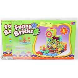 BUNDLE OF 2 NEW 81 PC  FUNNY BRICKS,BATTERY