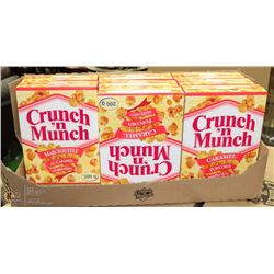 CASE OF CRUNCH AND MUNCH CARAMEL POPCORN-12 PER