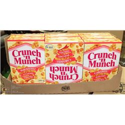 CASE OF CRUNCH AND MUNCH CARAMEL POPCORN-12 PER