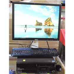 LENOVO iNTEL i5 DESKTOP W/ WIN 10 PRO/MS OFFICE 20