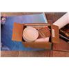 Image 2 : BOX OF VARIOUS POSTERS BANNER AND BOX OF WINE MAKING BOOKS AND ANTIQUE WINE FUNNEL