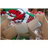 Image 3 : BOX OF LARGE CHRISTMAS TREE ORNAMENTS