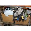 Image 2 : SHELF LOT OF SPORTS GEAR COLLECTIBLES AND ESTATE GOODS
