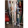 Image 1 : THREE SETS OF SKIIS AND POLES
