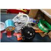 Image 1 : TRAY OF FISHING LINE REEL AND WEIGHTS