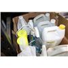 Image 2 : TRAY OF SHOP AND GARDEN FLUIDS