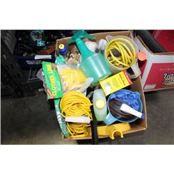 BOX OF CLEANING SUPPLIES