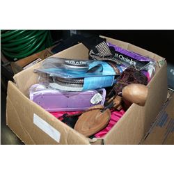 BOX OF STORAGE LOCKER ITEMS