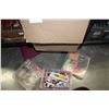 Image 1 : LARGE BOX OF PAINTS AND CRAFT SUPPLIES AND MARKERS