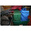 Image 3 : TWO TOTES OF CAMPING SUPPLIES HEATERS AND CAMPSTOVES