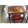 Image 1 : SMALL TELEPHONE DESK AND STOOL