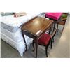 Image 2 : SMALL TELEPHONE DESK AND STOOL