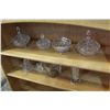 Image 1 : CRYSTAL DECANTER, CRYSTAL LIDDED CANDY DISHES, VASES ETC