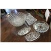 Image 2 : PUNCH BOWL SET AND LOT OF CRYSTAL