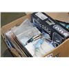 Image 2 : BOX OF ELECTRONICS AND SIMPSONS CLOCK
