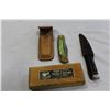 Image 1 : TWO KNIVES AND SHARPENING STONE