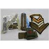 Image 1 : MILITARY PATCHES AND UTENSILS