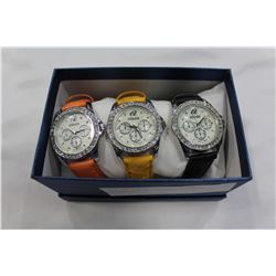 SET OF THREE LADIES STRADA WATCHES