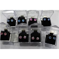 LOT OF 8 NEW CASED EARRING SETS