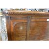 Image 2 : ANTIQUE SINGLE SIZE WALNUT BEDFRAME