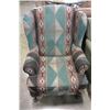 Image 2 : ABSTRACT WING BACK CHAIR