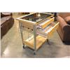 Image 2 : GRANITE TOP KITCHEN CART