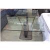 Image 2 : NEW HOME ELEGANCE MODERN GLASSTOP DINING TABLE RETAIL $999
