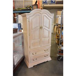 BLEACHED OAK WARDROBE