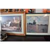 Image 1 : 2 FRAMED PRINTS