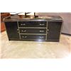 Image 1 : BLACK 3 DRAWER DRESSER AND NIGHTSTAND