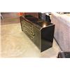 Image 2 : BLACK 3 DRAWER DRESSER AND NIGHTSTAND
