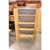 Image 3 : 2 DOOR MAPLE FINISH STORAGE CABINET