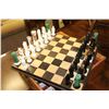 Image 1 : PORCELAIN AND WOOD CHESS SET