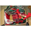 Image 1 : BOX OF CHRISTMAS DECORATIONS AND HEADBANDS