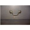 Image 2 : NEW HOME ELEGANCE GREY MODERN 6 DRAWER DRESSER, MINOR CRACK IN TOP RIGHT DRAWER FACE RETAIL $799AIL 