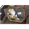 Image 1 : ANTIQUE CARVED FRAMED WALL MIRROR