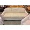 Image 1 : ROLLING BEIGE FABRIC SOFA AND TWO ARMCHAIRS