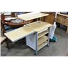 Image 3 : MAPLE ROLLING DROPSIDE DESK UNIT