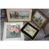Image 1 : FOUR SMALL ANTIQUE FRAMED PICTURES