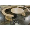 Image 2 : SMALL KITCHEN TABLE WITH NESTING CHAIRS