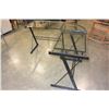 Image 2 : MODERN BLACK GLASSTOP CORNER DESK