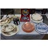 Image 1 : CHINA PLATES AND ELEPHANT FIGURE AND DREAM CATCHER