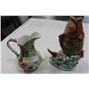 Image 1 : EASTERN FISH DECANTER AND ROYAL DANUBE PITCHER