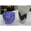 Image 1 : TWO ART GLASS VASES