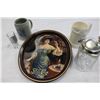 Image 1 : COCA COLA TRAY AND 3 BEER STEINS